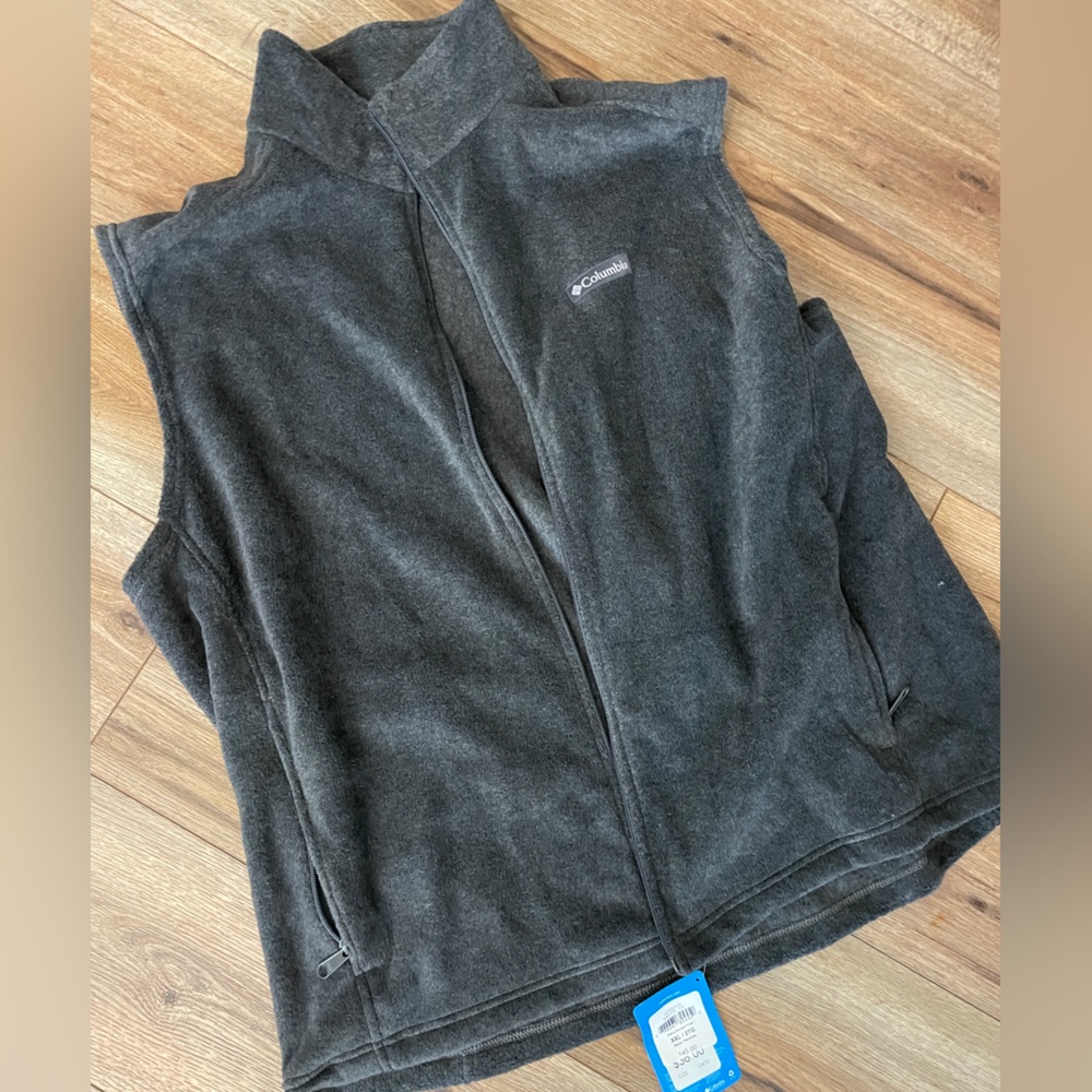 Columbia fleece zip vest